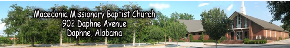 Macedonia Missionary Baptist Church, 902 Daphne Avenue, Daphne, Alabama